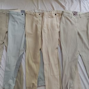 Lot of 5 kids or small women's Horse Riding pants